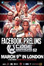 Watch Cage Warriors 52 Facebook Preliminary Fights Zumvo