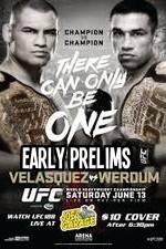 Watch UFC 188 Cain Velasquez vs Fabricio Werdum Early Prelims Zumvo