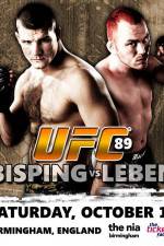 Watch UFC 89: Bisping v Leben Zumvo