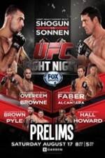 Watch UFC Fight Night 26 Preliminary Fights Zumvo