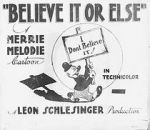 Watch Believe It or Else (Short 1939) Zumvo