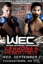 Watch WEC 43 Cerrone vs. Henderson Zumvo