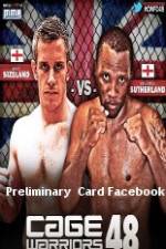 Watch Cage Warriors 48 Preliminary Card Facebook Zumvo