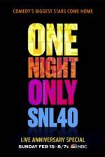 Watch Saturday Night Live 40th Anniversary Special Zumvo