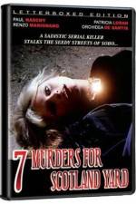 Watch Seven Murders for Scotland Yard Zumvo