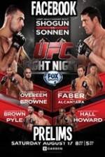 Watch UFC Fight Night 26 Facebook Prelims Zumvo